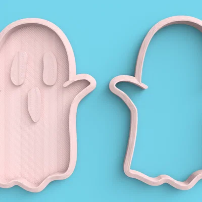 Bộ khuôn cắt bánh cookie hình bóng ma và bí ngô cho mùa Halloween