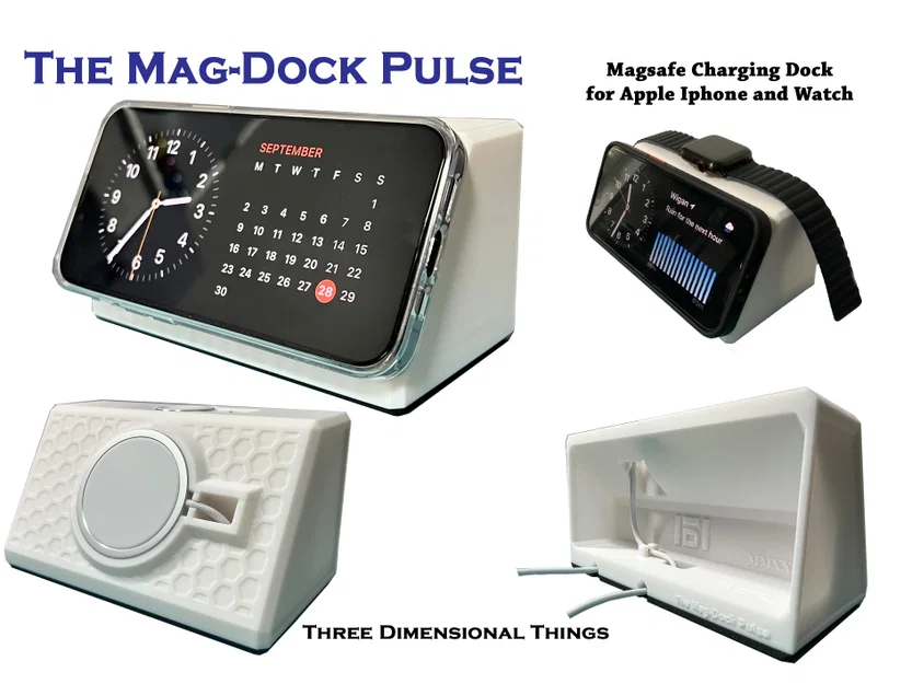 The Mag-Dock Pulse - Đế sạc MagSafe để bàn đầu giường - Image 1
