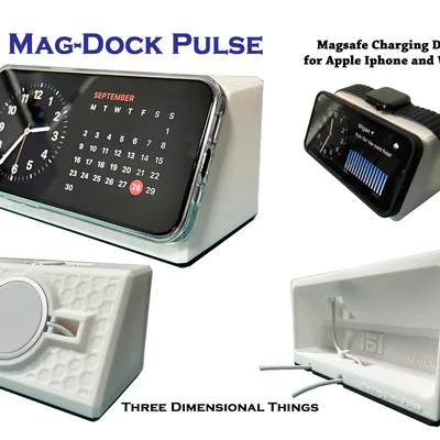The Mag-Dock Pulse - Đế sạc MagSafe để bàn đầu giường
