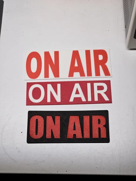 Bảng On Air 2 màu, single extruder - Image 2