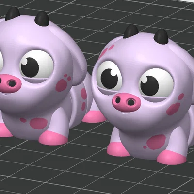 Bò Flexi Dễ Thương (Support Free) – Cute Flexi Cow