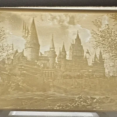 Lithophane Lâu đài Hogwarts (Hogwarts Castle Lithophane)