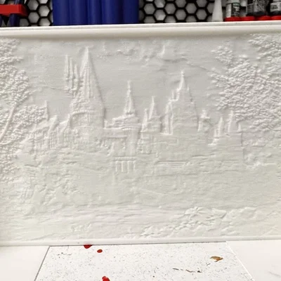 Lithophane Lâu đài Hogwarts (Hogwarts Castle Lithophane)