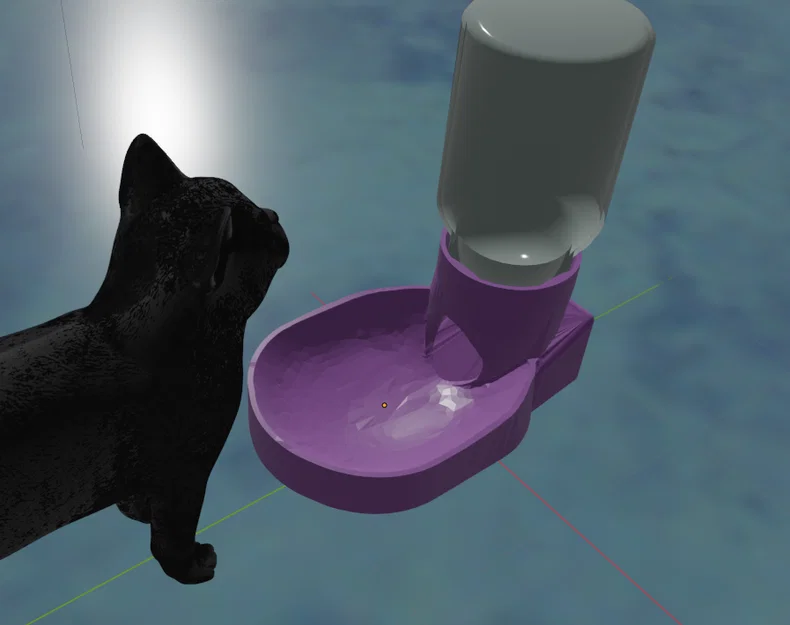 Bộ Cấp Bánh & Nước cho Chó/Mèo (Cat / Dog Biscuit + Water Dispensers) - Image 1