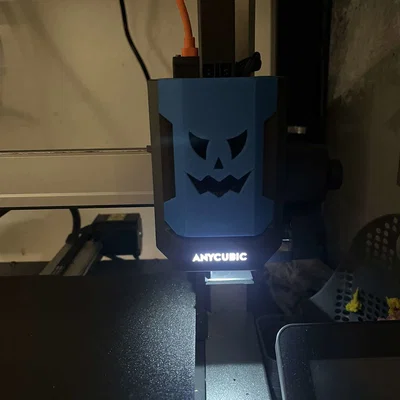 Anycubic Kobra 3 Combo: cover hotend Halloween rùng rợn, nhiều biến thể