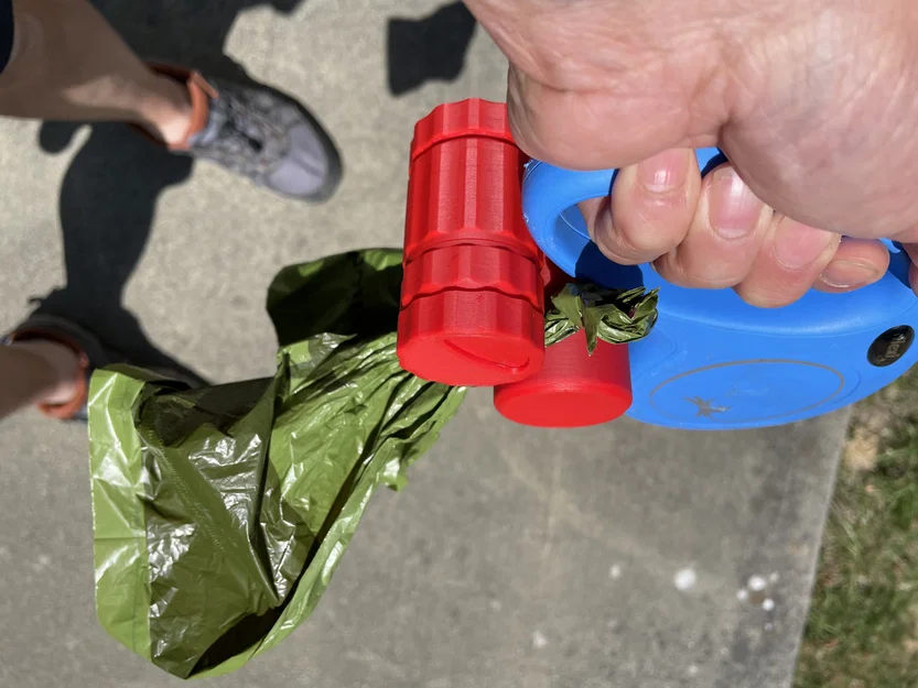 Hộp túi phân & hộp treat cho dây dắt Flexi (dùng tay trái/phải) - Image 5