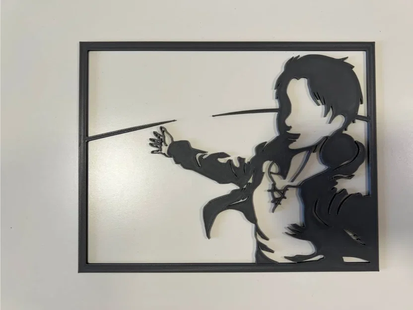 Tranh treo tường 3D Eren Yeager - Attack on Titan - Image 1