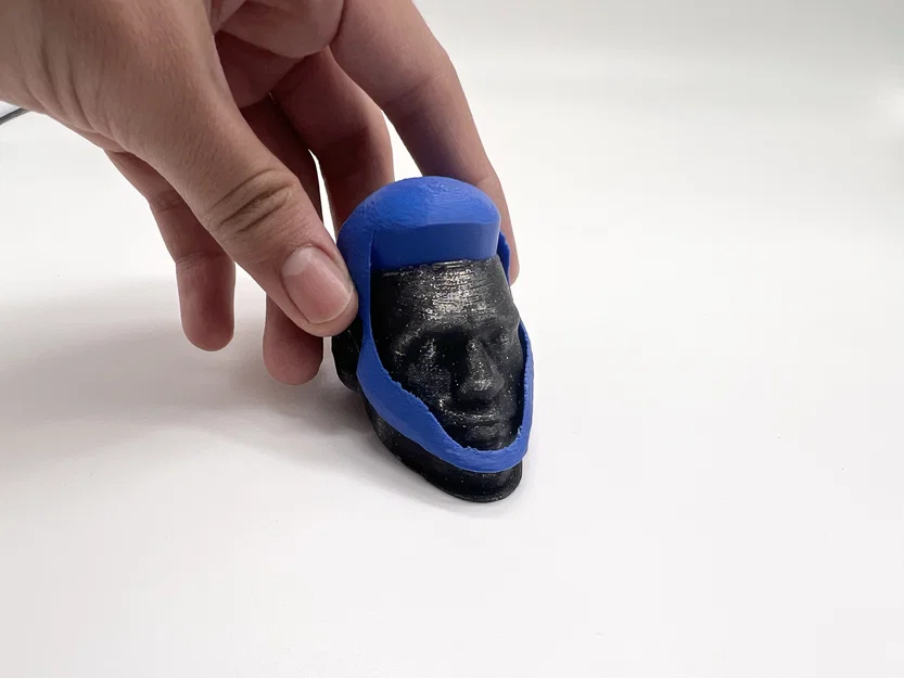 Mô hình đầu Lebron James in 3D phối 2 màu độc đáo - Image 2