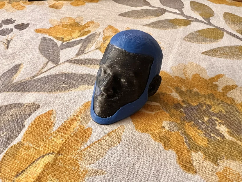 Mô hình đầu Lebron James in 3D phối 2 màu độc đáo - Image 3