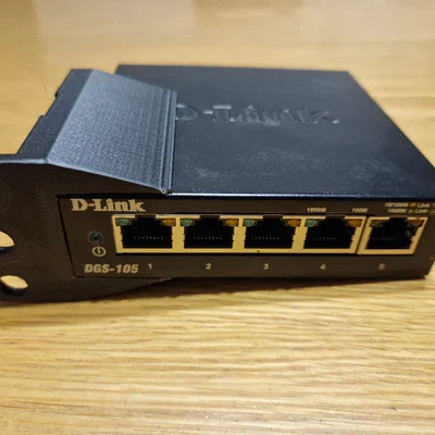 Giá đỡ 3D cho bộ chia mạng D-Link DGS-105 gọn gàng tiện lợi