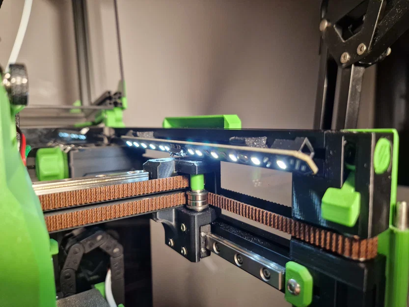 Đèn daylight gắn hông cho Voron V0.2 (gắn trong thân, góc 45°) - Image 2