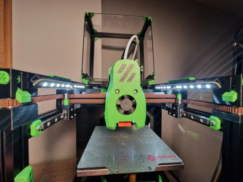 Đèn daylight gắn hông cho Voron V0.2 (gắn trong thân, góc 45°) - Image 3