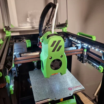 Đèn daylight gắn hông cho Voron V0.2 (gắn trong thân, góc 45°)