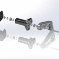 Bộ Đỡ Cuộn A1 Mini Dùng Ball Bearing (A1 Mini Ball Bearing Spool Holder) - Thumbnail 4