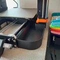 Bin hứng rác Prusa MK4/MK4S nhẹ (2 móc) - Light Prusa MK4/MK4S bin two hooks - Thumbnail 1
