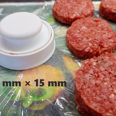 Khuôn ép hamburger (Hamburger press) in 3D