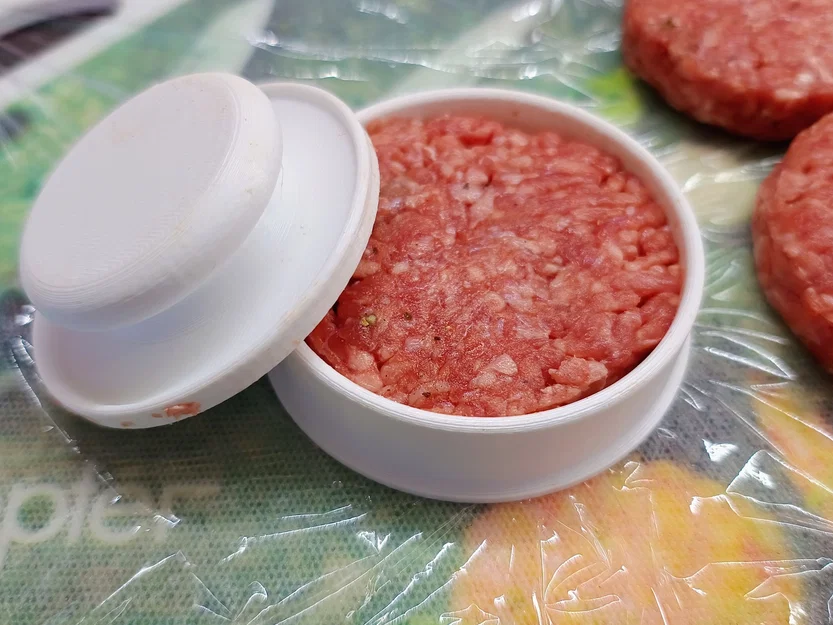 Khuôn ép hamburger (Hamburger press) in 3D - Image 4