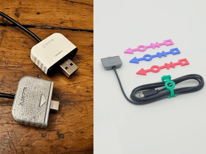 Phụ kiện PS5 kỷ niệm 30 năm PlayStation – Đầu cáp PSOne - Image 1