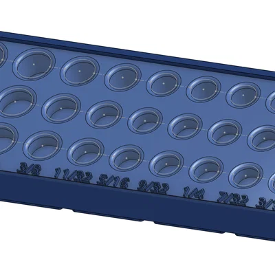 Khay đầu tuýp Husky & linh tinh kèm đế Gridfinity – tự chỉnh theo ý!