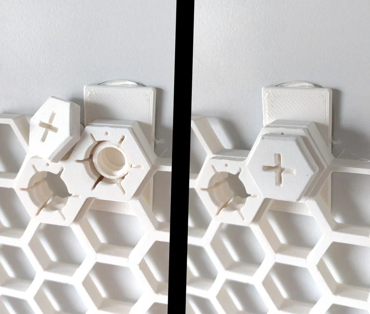 Honeycomb Storage Wall Screwiverse – Insert ren tháo lắp nhanh - Image 2