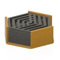 Miếng lót ly lục giác 3D hiện đại - Phụ kiện trang trí bàn trà - Thumbnail 4