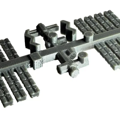 Trạm Vũ trụ Quốc tế (ISS) đơn giản – in một khối