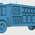 Mô hình xe chữa cháy Fire Truck 33 - File STL in 3D đẹp mắt - Thumbnail 1