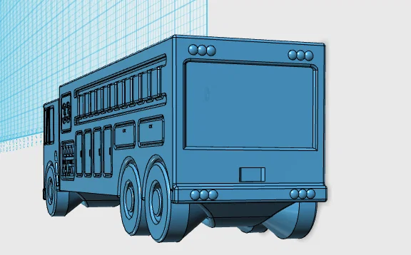 Mô hình xe chữa cháy Fire Truck 33 - File STL in 3D đẹp mắt - Image 2