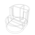 Bộ khay đựng bút và đồ dùng văn phòng đa năng 3D (3 mẫu thiết kế) - Thumbnail 7