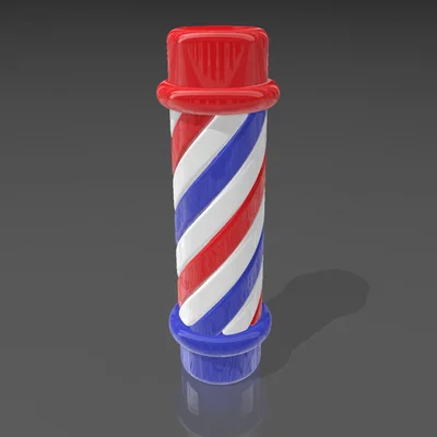 Barber Pole Lắp Ráp Dễ Dàng (Easy Assembly Barber Pole)