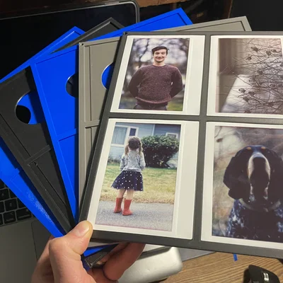 Khung scan Instax Wide: viền đều, hạn chế Newton Rings