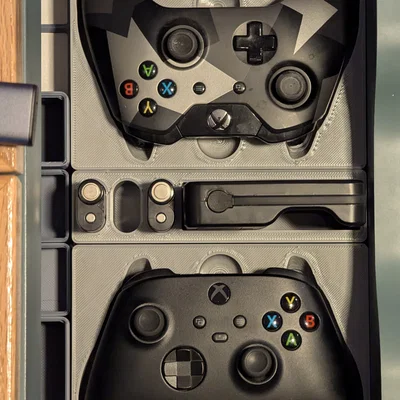 Khay Gridfinity giữ tay cầm Xbox One (Gridfinity Xbox One controller holder)