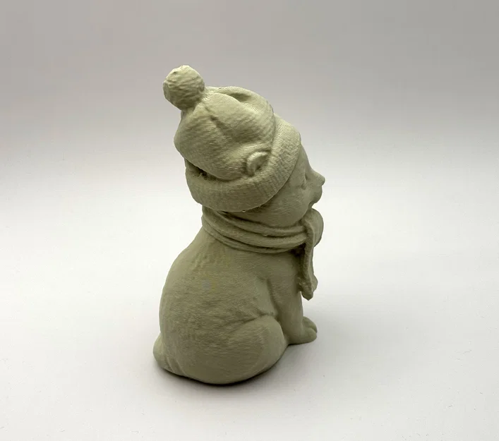 Mô hình Mèo con mùa đông (Winter Kitten) dễ thương để bàn - Image 2