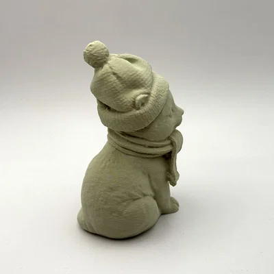 Mô hình Mèo con mùa đông (Winter Kitten) dễ thương để bàn