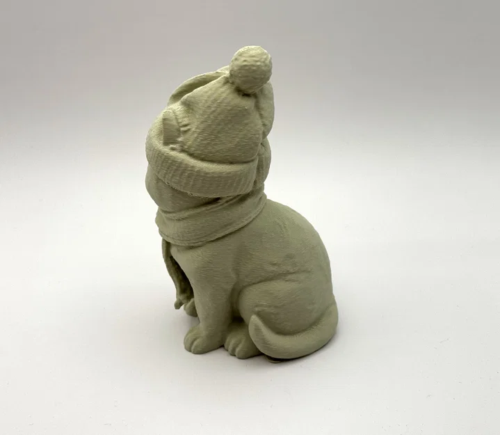 Mô hình Mèo con mùa đông (Winter Kitten) dễ thương để bàn - Image 3