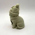 Mô hình Mèo con mùa đông (Winter Kitten) dễ thương để bàn - Thumbnail 3