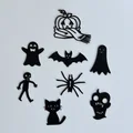 Bộ sưu tập tranh trang trí tường 2D Halloween ấn tượng - Thumbnail 1