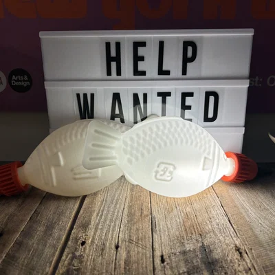 Cá Đựng Nước Tương Sushi (Đèn)