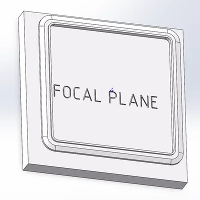 Lensboard tiêu chuẩn ALPA kèm ký hiệu mặt phẳng tiêu cự (Focal Plane)
