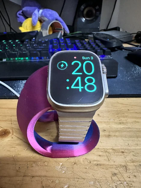 Giá đỡ sạc 3D cho Apple Watch Ultra - Thiết kế độc đáo, dễ in - Image 3