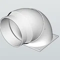 Đầu chuyển quạt 120mm sang ống 100mm góc 90° - Thumbnail 3
