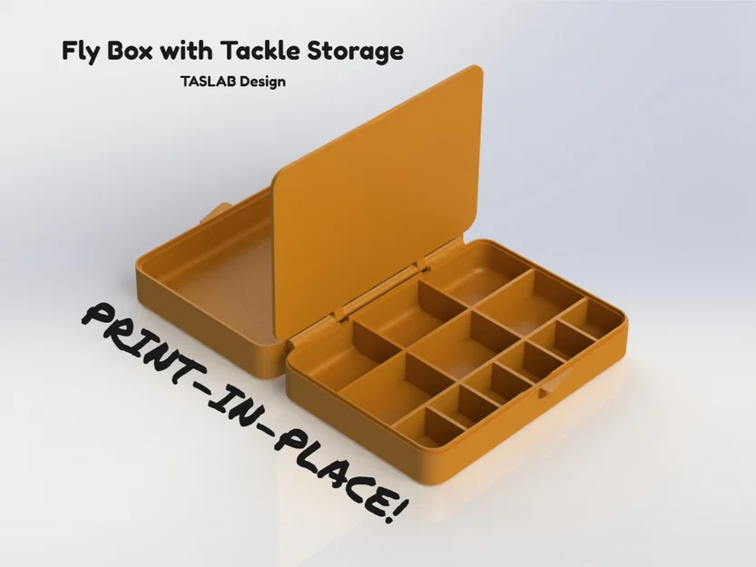 Hộp Fly kèm ngăn chứa Tackle (Fly Box with Tackle Storage) - Image 1