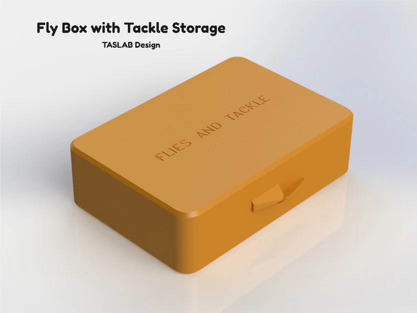 Hộp Fly kèm ngăn chứa Tackle (Fly Box with Tackle Storage) - Image 2