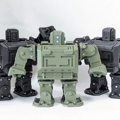 Robot đi bộ điều khiển từ xa dùng Raspberry Pi Pico (Open)