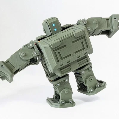 Robot đi bộ điều khiển từ xa dùng Raspberry Pi Pico (Open)