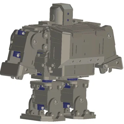 Robot đi bộ điều khiển từ xa dùng Raspberry Pi Pico (Open)