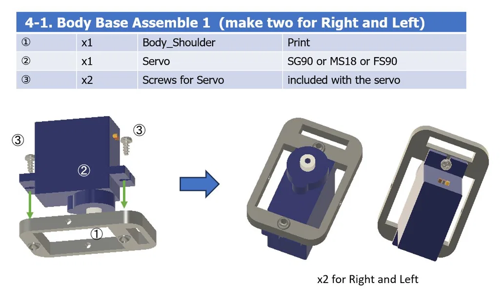 Robot đi bộ điều khiển từ xa dùng Raspberry Pi Pico (Open) - Image 17