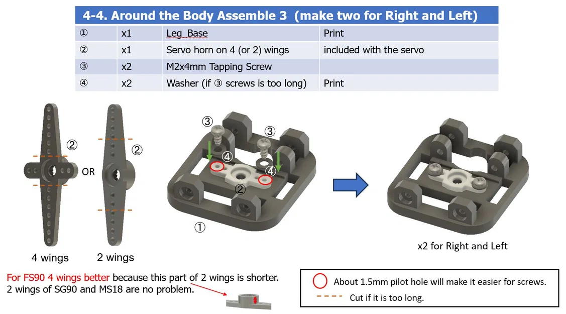 Robot đi bộ điều khiển từ xa dùng Raspberry Pi Pico (Open) - Image 22
