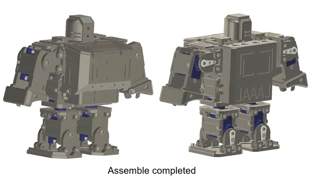 Robot đi bộ điều khiển từ xa dùng Raspberry Pi Pico (Open) - Image 25