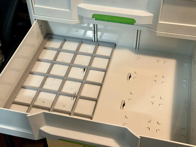 Khung lưới Gridfinity cho khay Festool Sortainer SYS 4 tiện lợi - Image 2